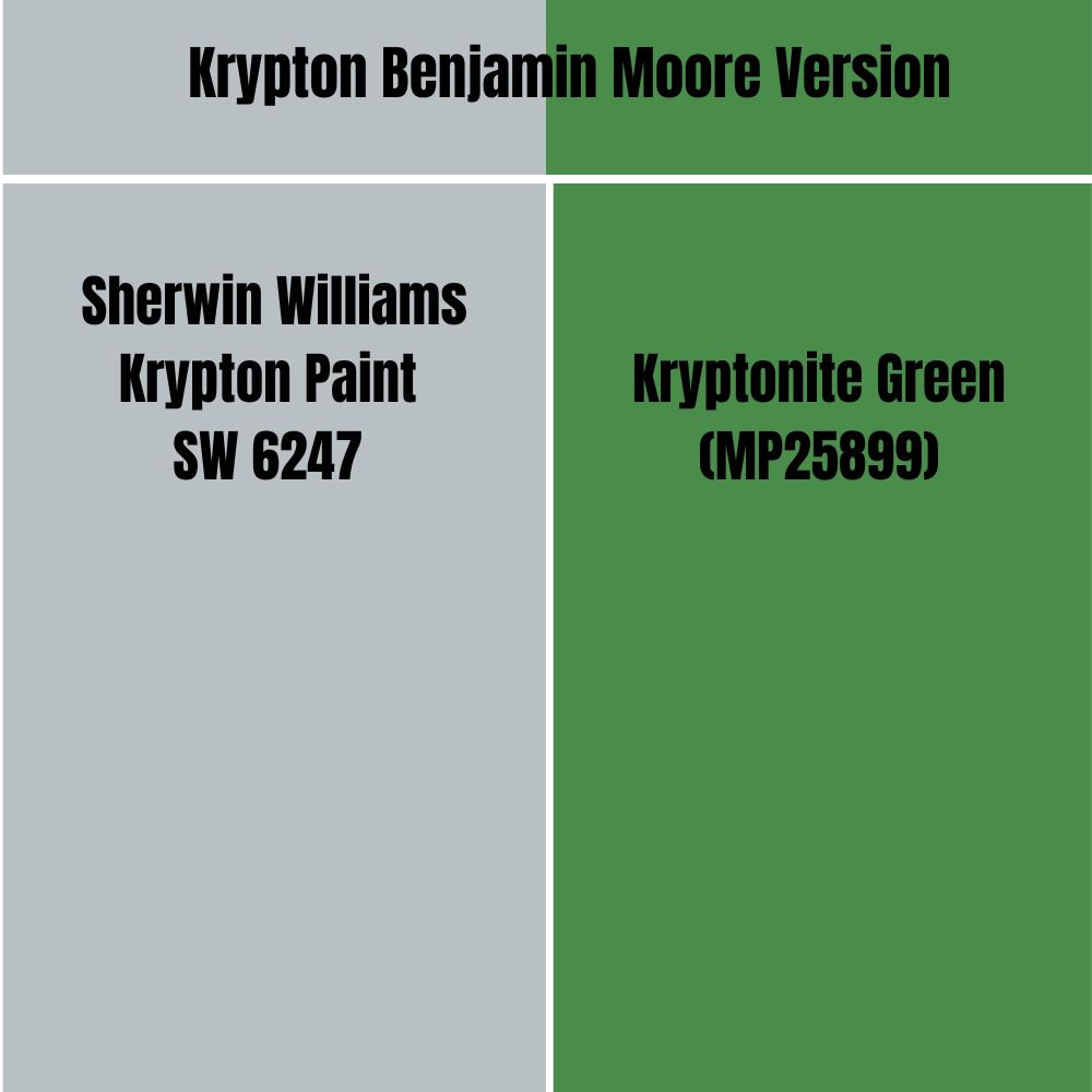 Krypton Benjamin Moore Version