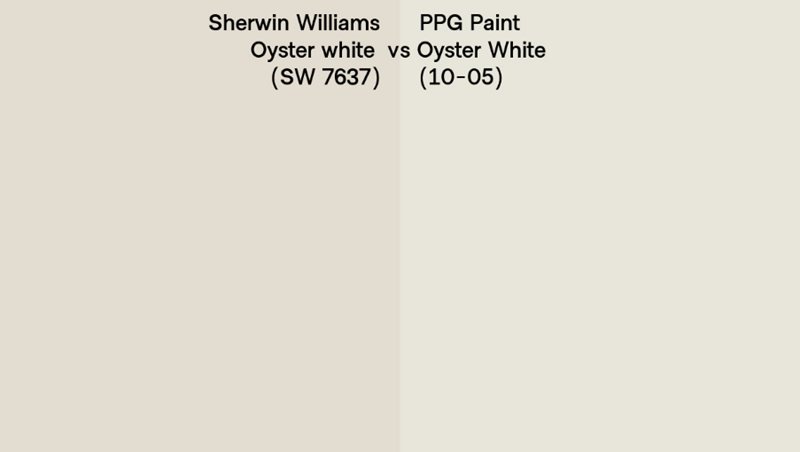 Oyster White by PPG Paint (10-05)