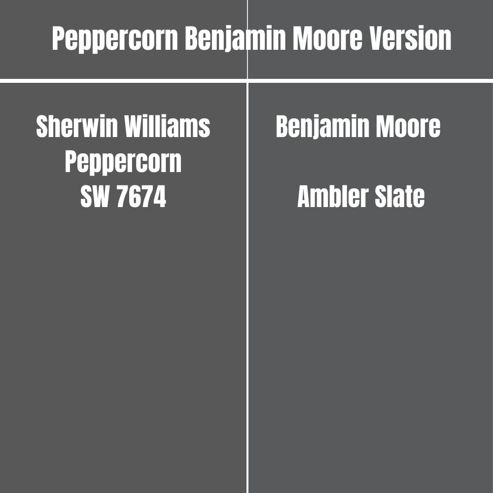 Peppercorn Benjamin Moore Version