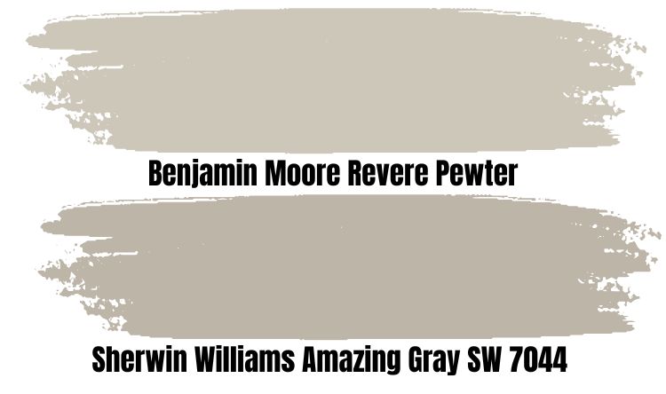 Revere Pewter vs. Amazing Gray