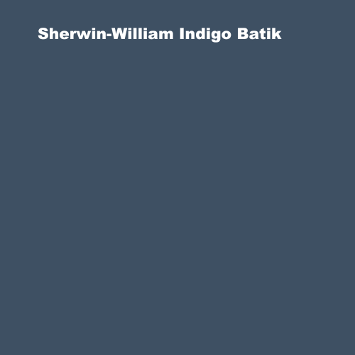 Sherwin-William Indigo Batik