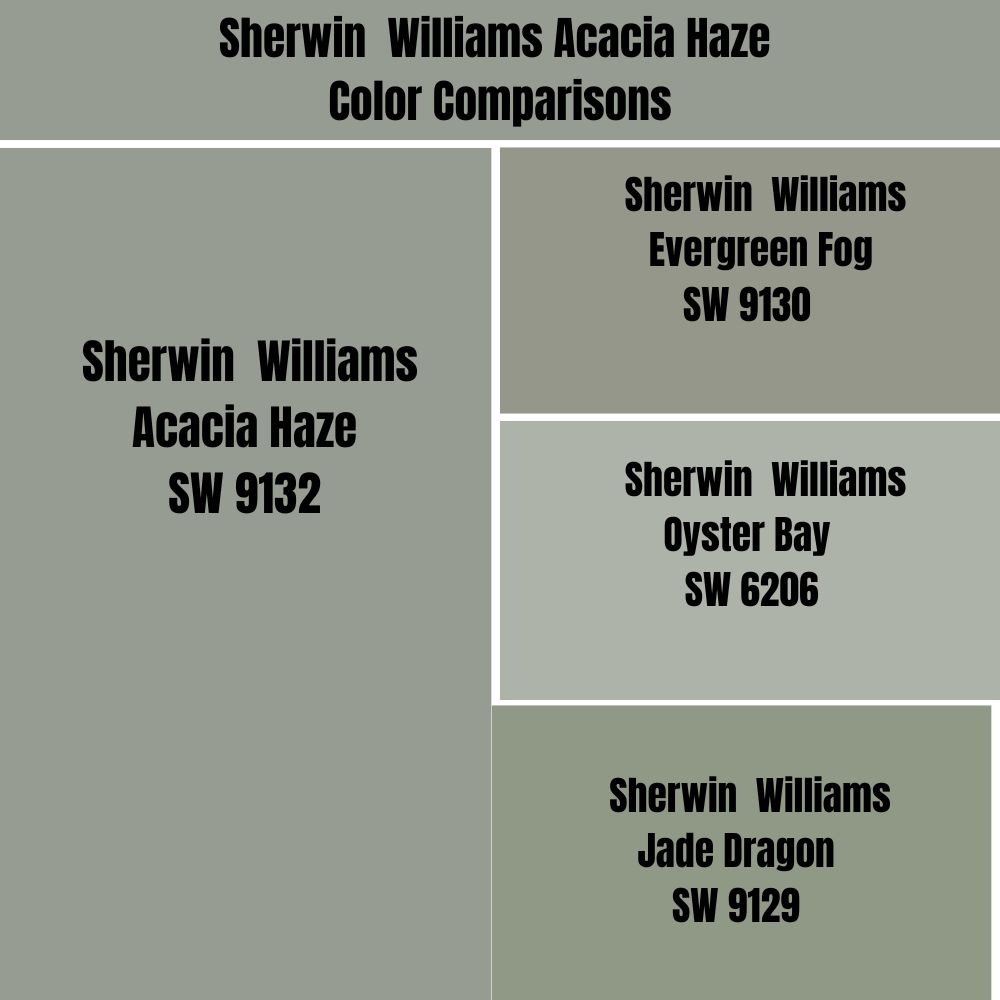Sherwin Williams Acacia Haze Palette Coordinating Inspirations