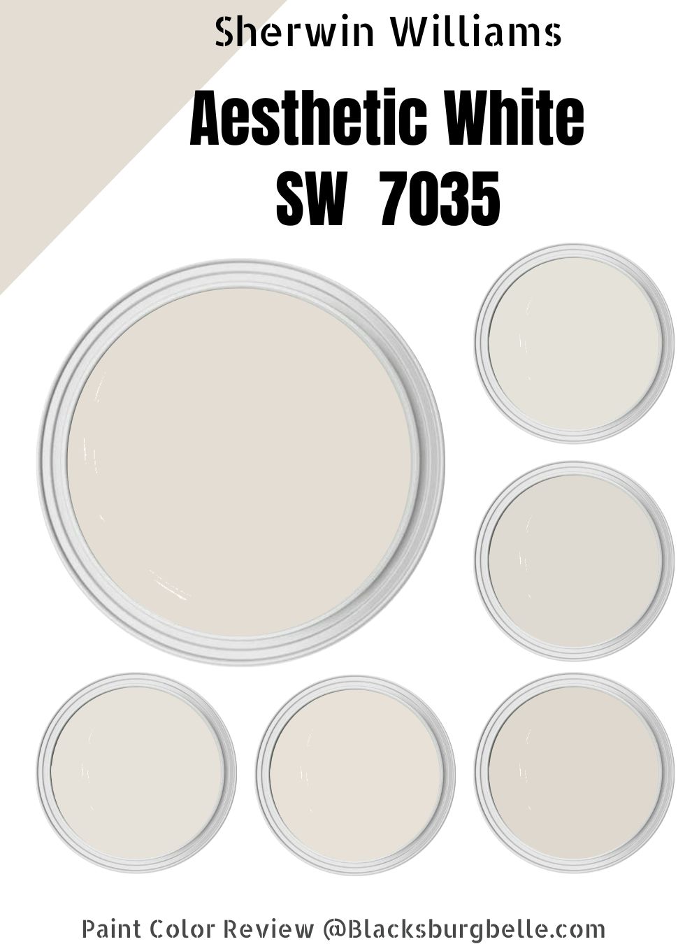 Sherwin Williams Aesthetic White SW 7035