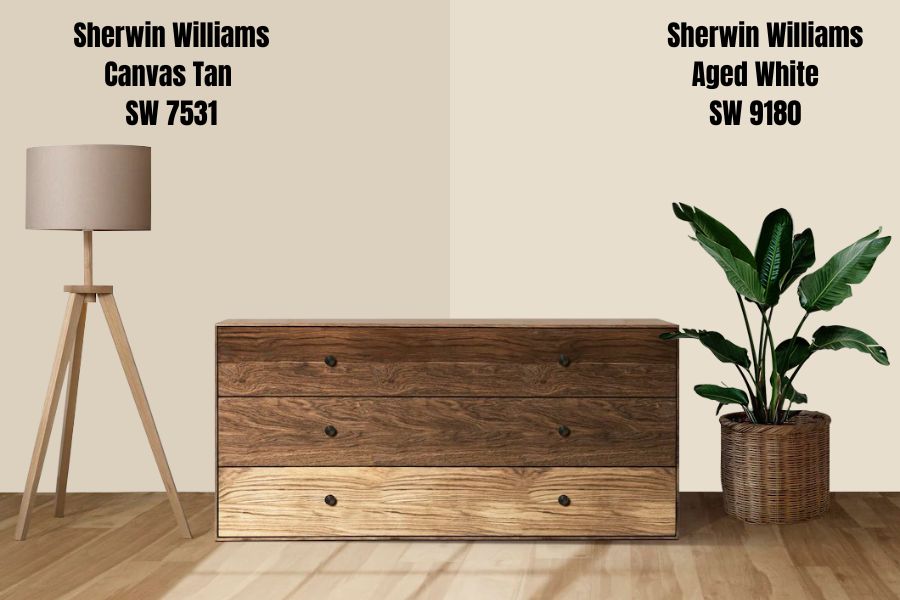 Sherwin Williams Aged White SW 9180