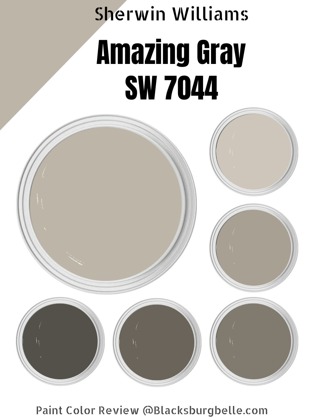 Sherwin Williams Amazing Gray (SW 7044) Paint Color Review