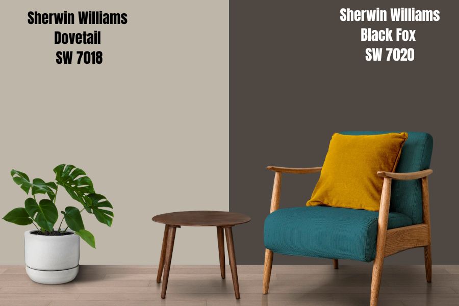 Sherwin Williams Black Fox SW 7020