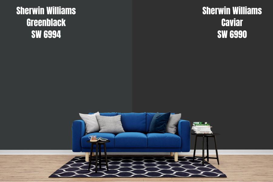 Sherwin Williams Caviar (SW 6990)