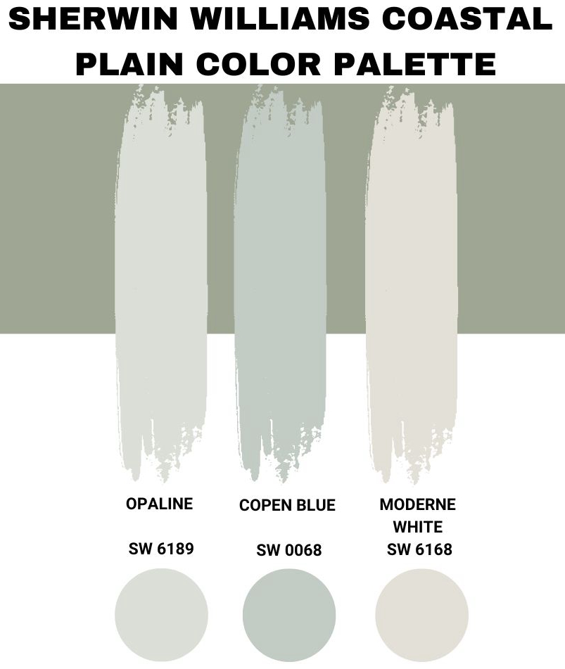 Sherwin Williams Coastal Plain Color Palette