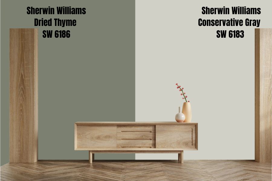 Sherwin Williams Conservative Gray SW 6183