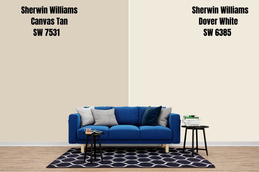 Sherwin Williams Dover White SW 6385