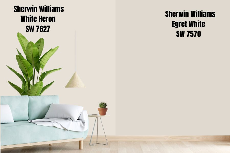 Sherwin Williams Egret White SW 7570