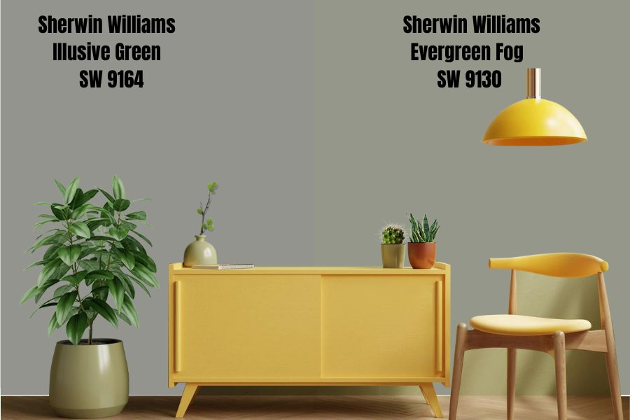 Sherwin Williams Evergreen Fog SW 9130