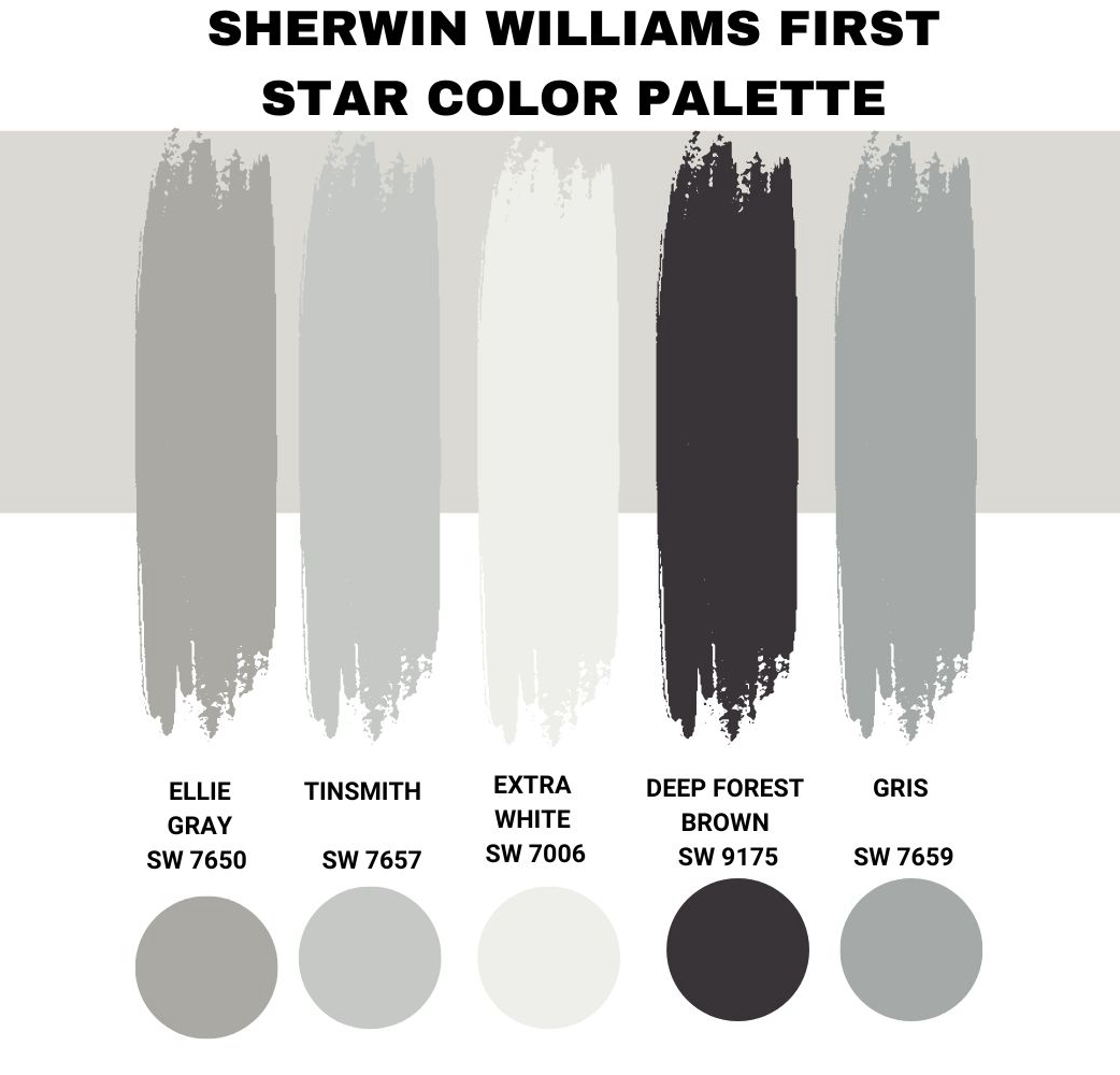 Sherwin Williams First Star Color Palette