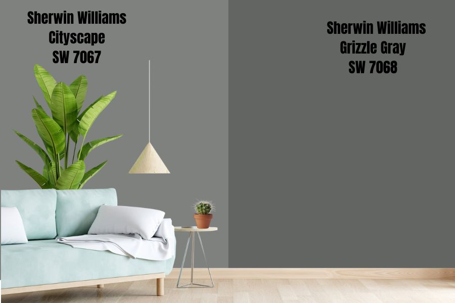 Sherwin Williams Grizzle Gray SW 7068