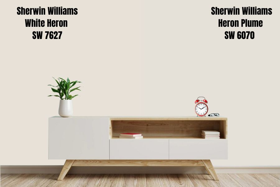 Sherwin Williams Heron Plume SW 6070