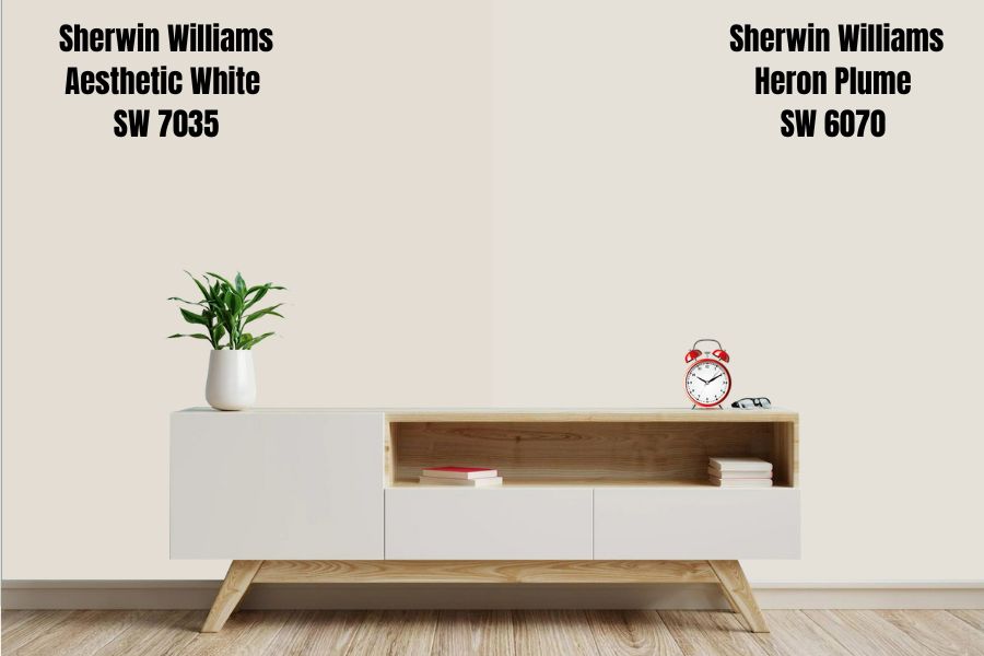 Sherwin Williams Heron Plume SW 6070 