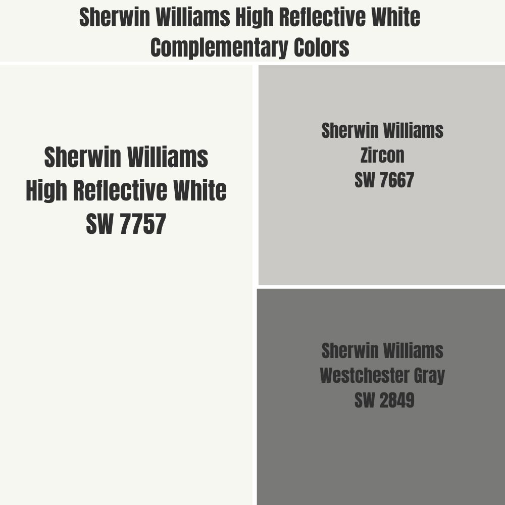 Sherwin Williams High Reflective White Complementary Colors