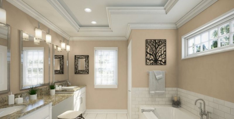 Sherwin Williams Ivoire Bathroom