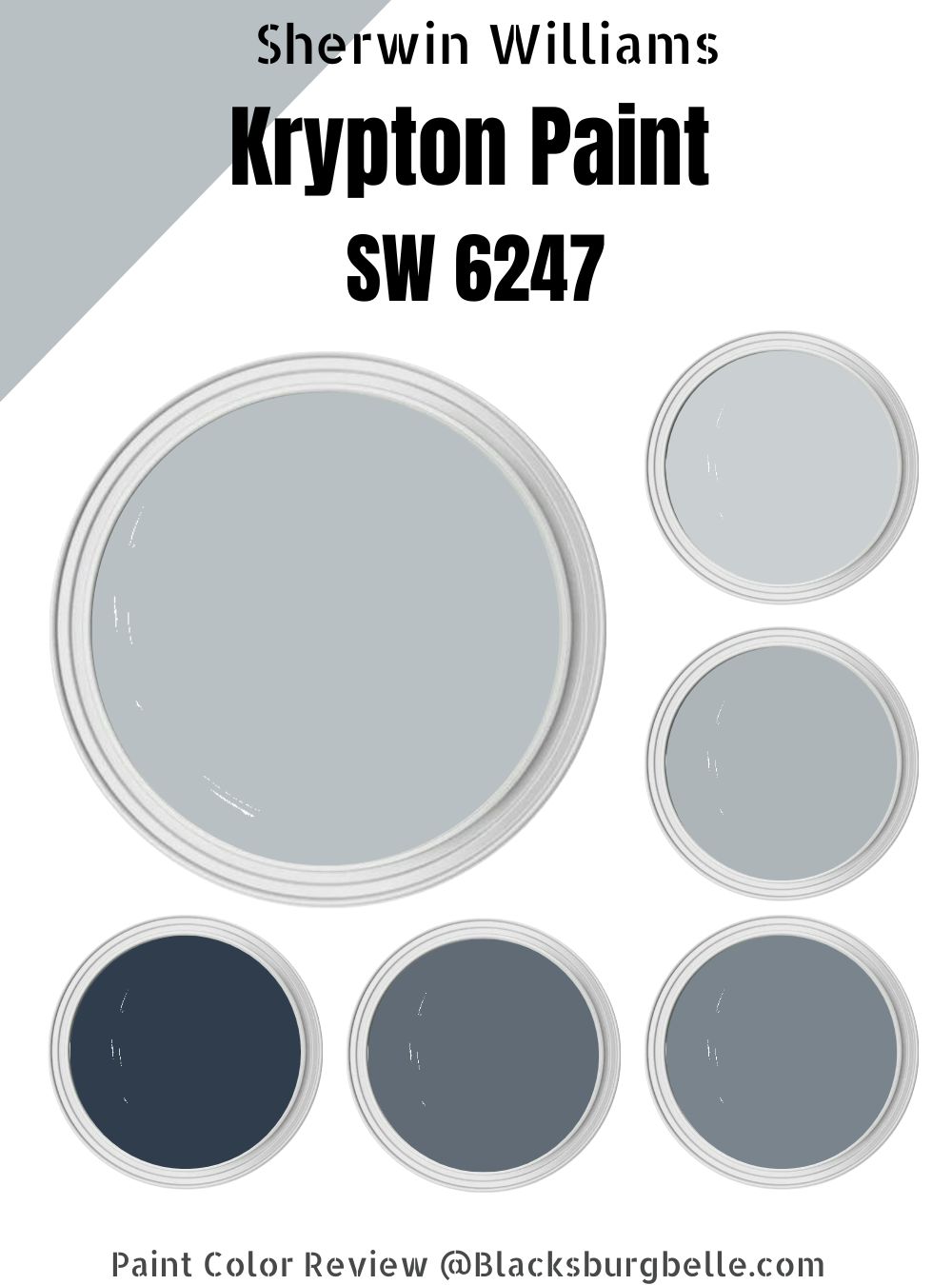 Sherwin-Williams Krypton Paint (SW 6247) Color Review & Pics