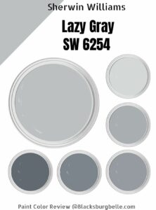 Sherwin Williams Lazy Gray (SW 6254) Color Review & Pics