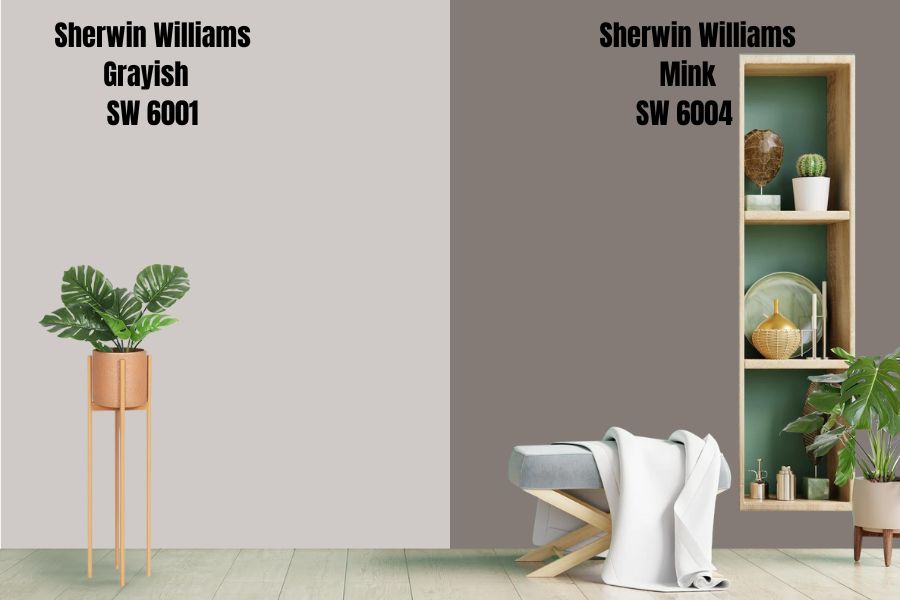 Sherwin Williams Mink SW 6004