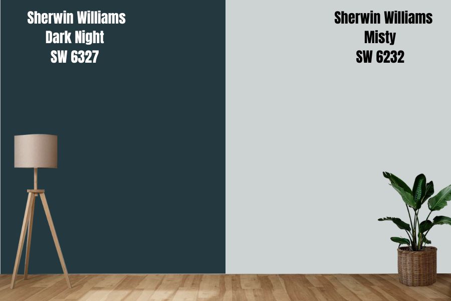Sherwin Williams Misty (SW 6232)