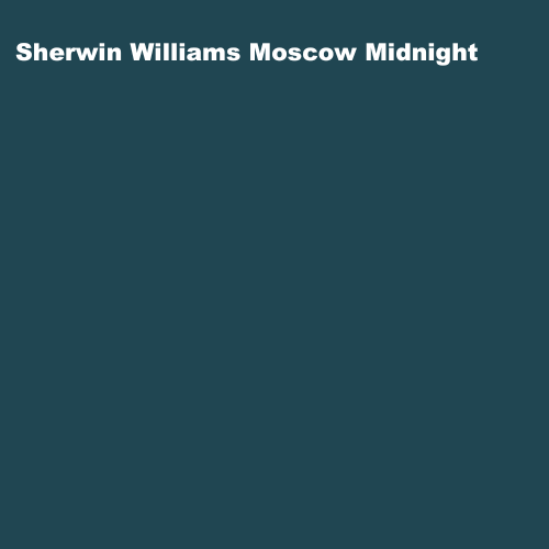 Sherwin Williams Moscow Midnight