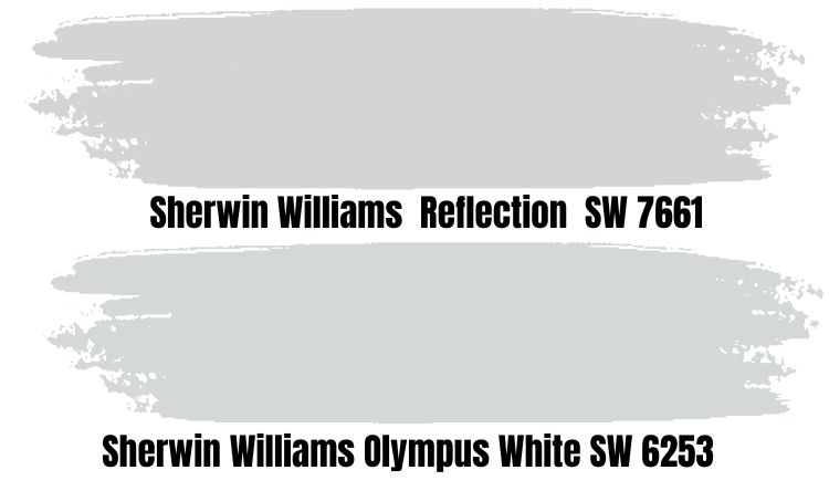 Sherwin Williams Olympus White Vs. Reflection