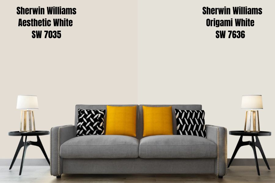 Sherwin Williams Origami White SW 7636