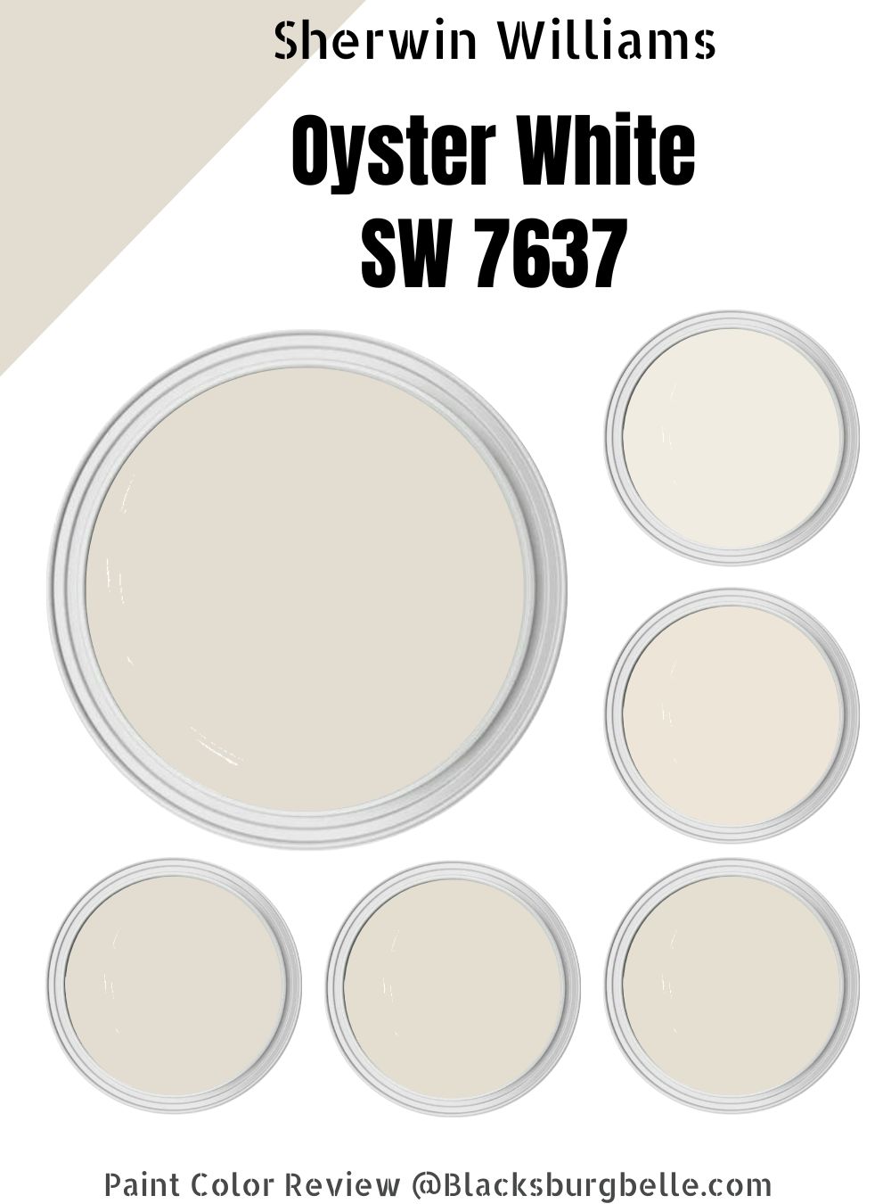Sherwin-Williams Oyster White (SW 7637) Color Review & Pics