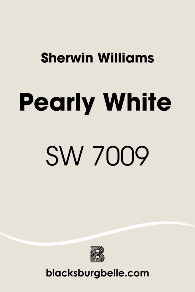 Sherwin Williams Pearly White