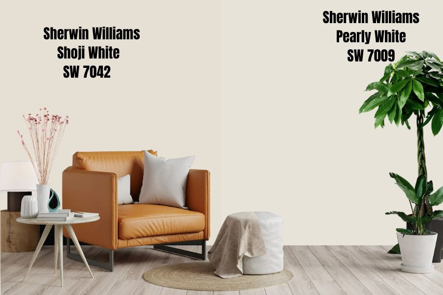 Sherwin Williams Pearly White SW 7009