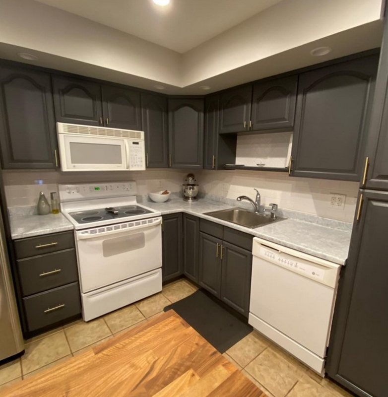 Sherwin Williams Peppercorn Kitchen Cabinets1