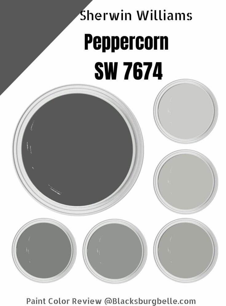 Sherwin Williams Peppercorn (Palette, Coordinating & Inspirations)