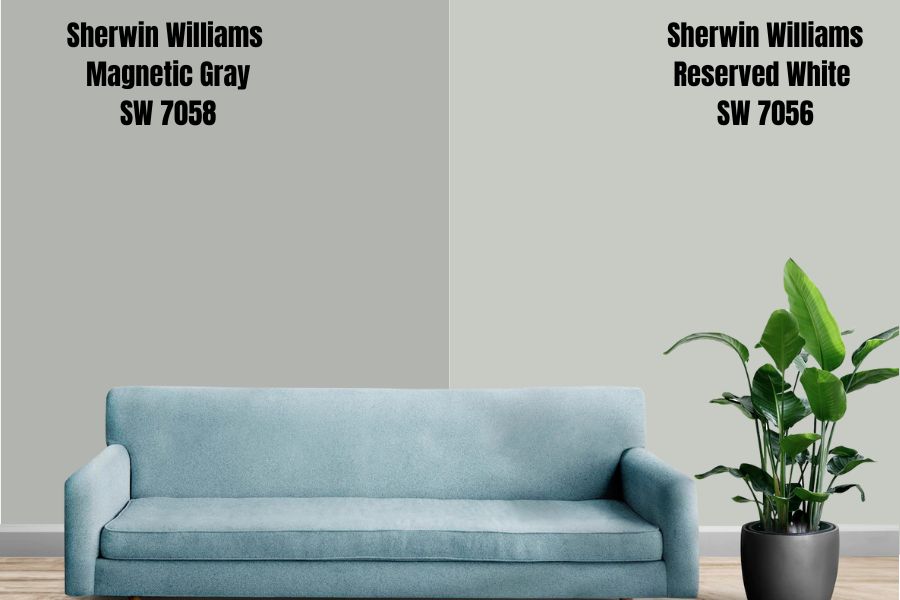 Sherwin Williams Reserved White SW 7056