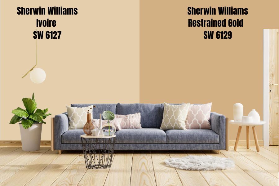 Sherwin Williams Restrained Gold (SW 6129)