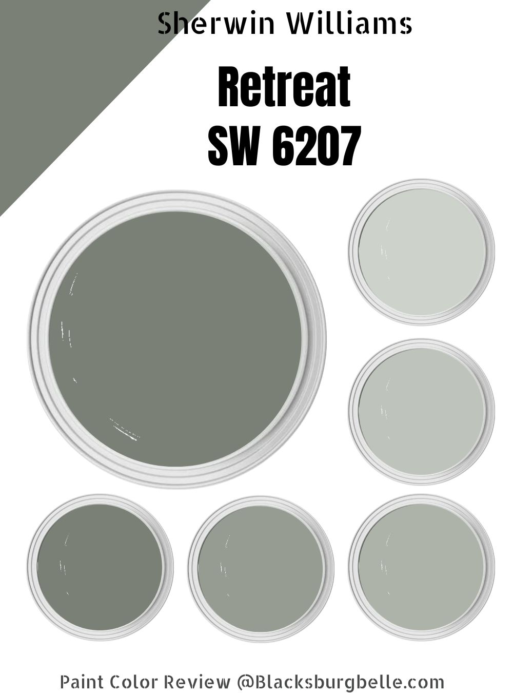 Sherwin-Williams Retreat (SW 6207) Paint Color Review