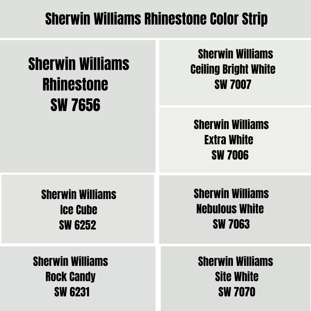 Sherwin Williams Rhinestone Color Strip