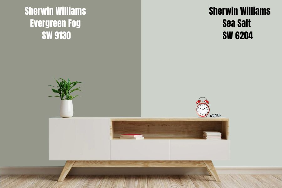 Sherwin Williams Sea Salt SW 6204