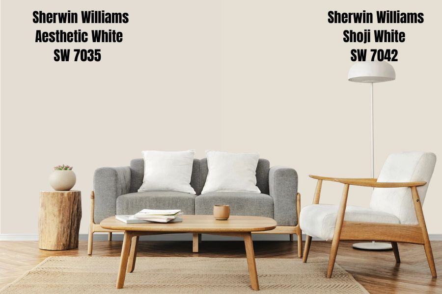 Sherwin Williams Shoji White SW 7042 