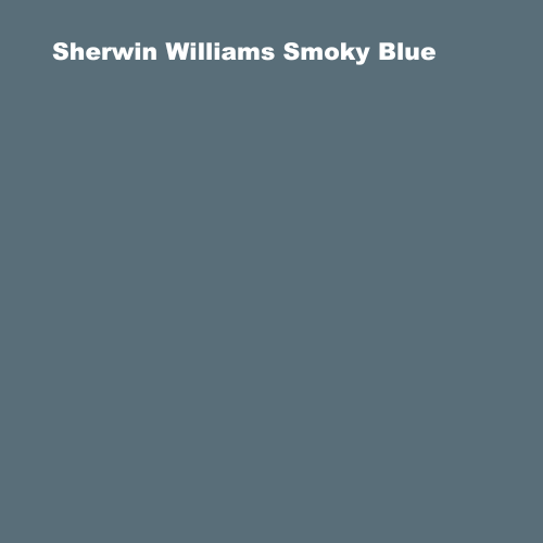 Sherwin Williams Smoky Blue