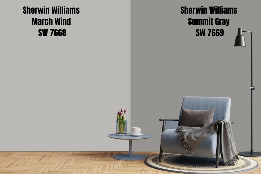 Sherwin Williams Summit Gray SW 7669