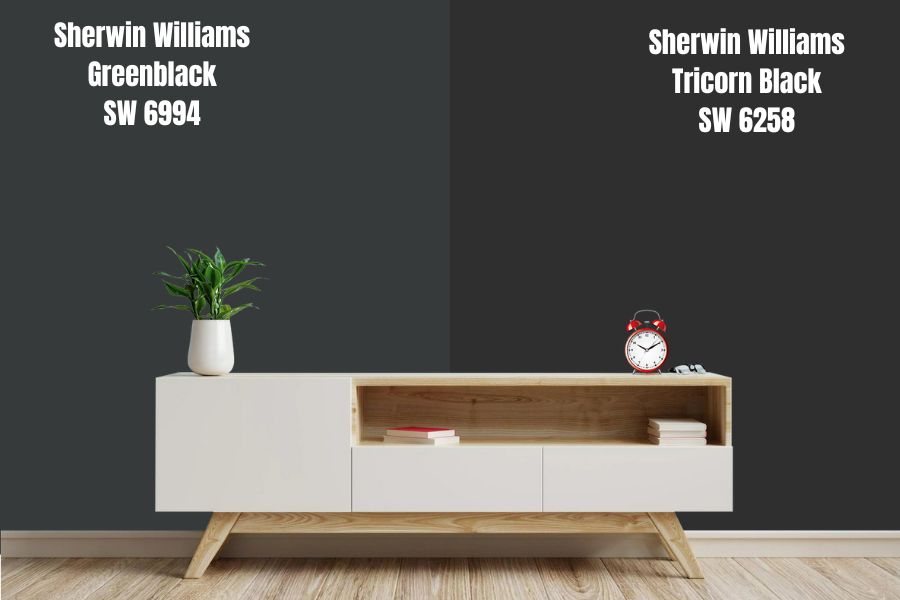 Sherwin Williams Tricorn Black (SW 6258)