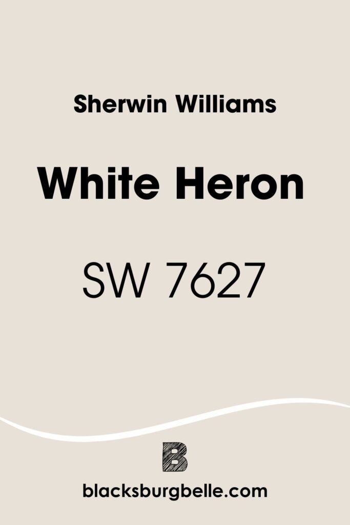 Sherwin Williams White Heron