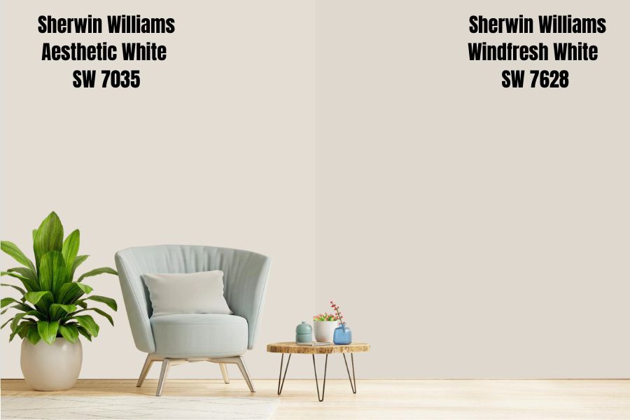 Sherwin Williams Windfresh White SW 7628