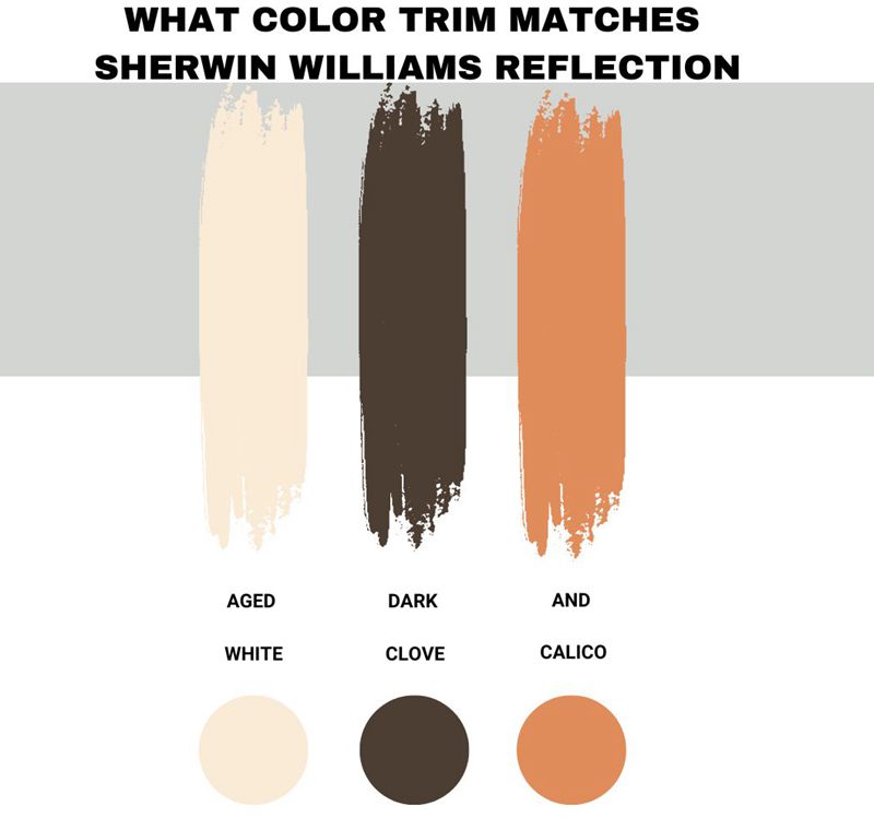 What Color Trim Matches Sherwin Williams Reflection