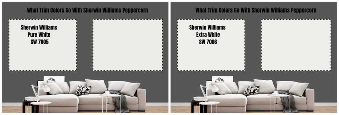 What Trim Colors Go With Sherwin Williams Peppercorn