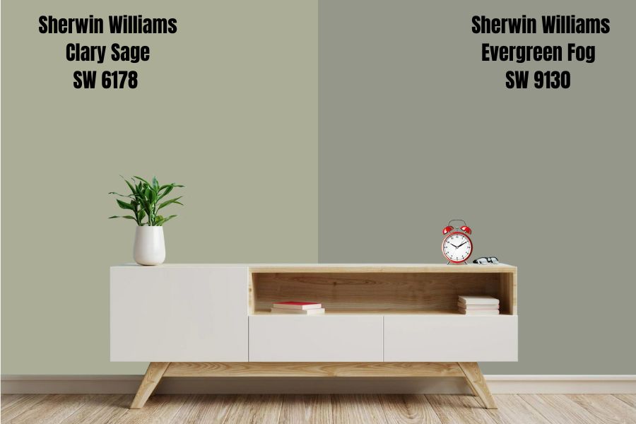 Sherwin Williams Evergreen Fog SW 9130