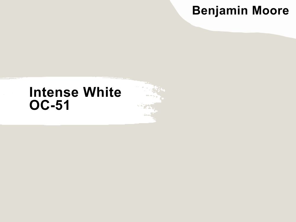 10. Benjamin Moore Intense White OC-51