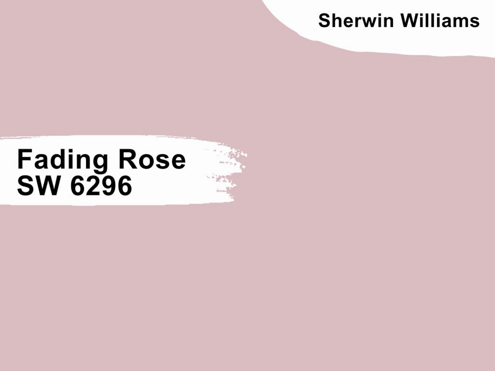 10.Sherwin Williams Fading Rose SW 6296